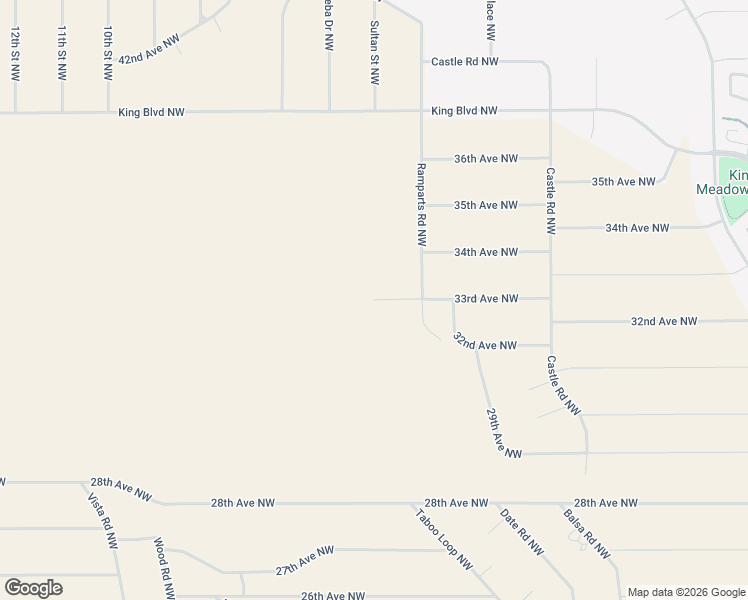 map of restaurants, bars, coffee shops, grocery stores, and more near 33rd Avenue Northwest in Rio Rancho