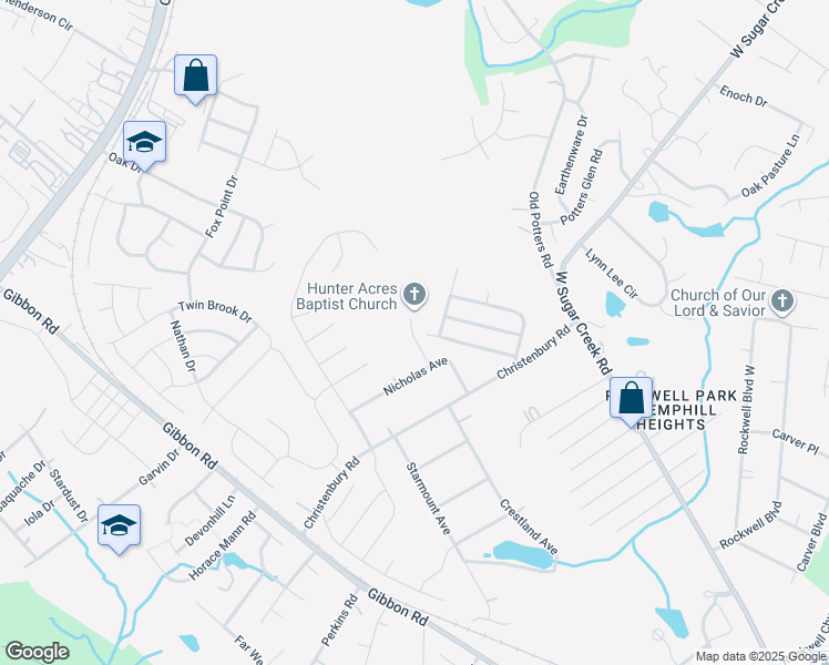 map of restaurants, bars, coffee shops, grocery stores, and more near 4520 Heman Dr in Charlotte