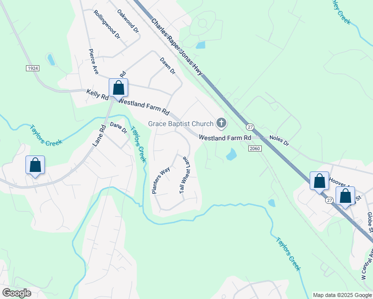 map of restaurants, bars, coffee shops, grocery stores, and more near 128 Fielding Street in Mount Holly
