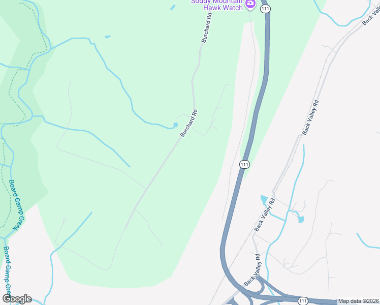 map of restaurants, bars, coffee shops, grocery stores, and more near 12040 Burchard Road in Soddy-Daisy