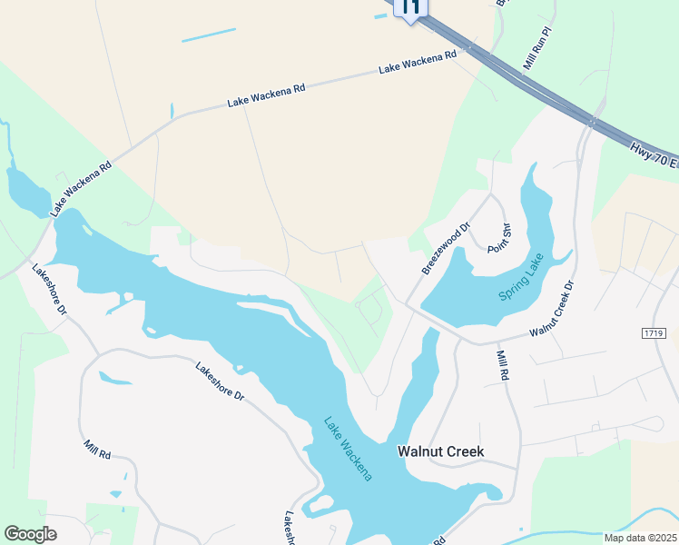 map of restaurants, bars, coffee shops, grocery stores, and more near 105 Riviera Court in Goldsboro