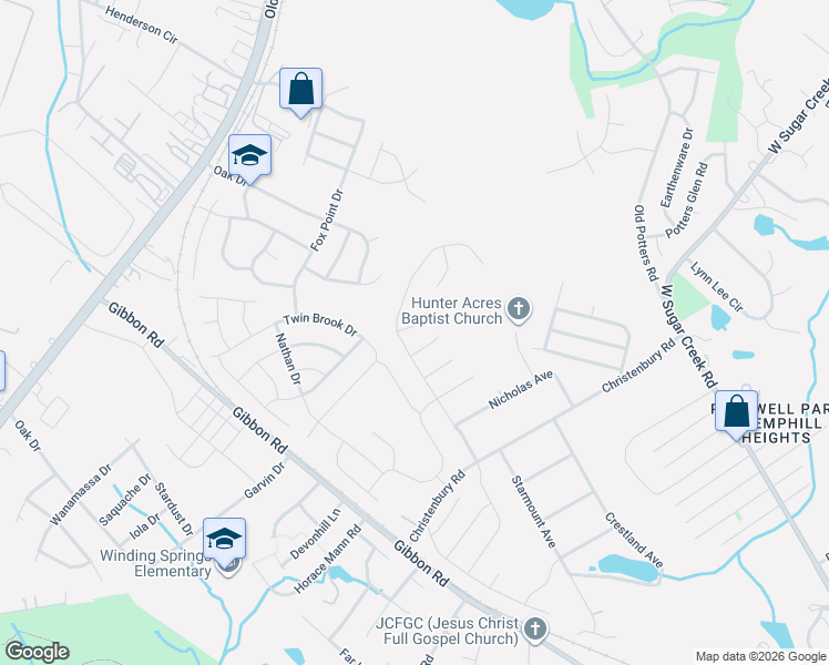 map of restaurants, bars, coffee shops, grocery stores, and more near 4418 Brandie Glen Road in Charlotte