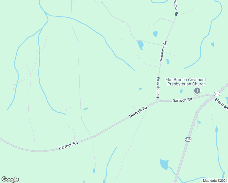 map of restaurants, bars, coffee shops, grocery stores, and more near 722 Darroch Road in Bunnlevel