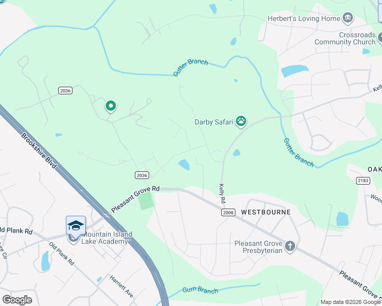 map of restaurants, bars, coffee shops, grocery stores, and more near 7132 Pleasant Grove Rd in Charlotte
