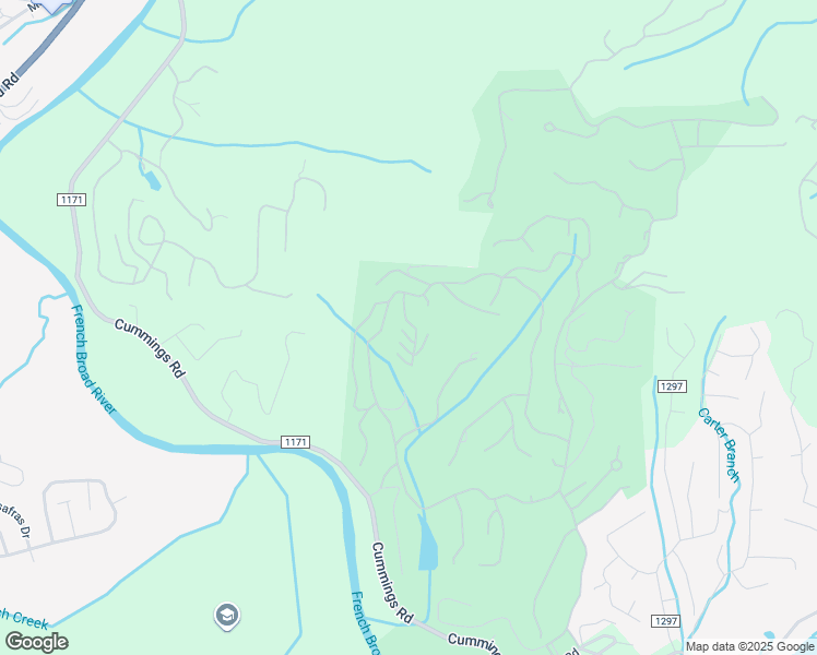 map of restaurants, bars, coffee shops, grocery stores, and more near 80 Laurel Ridge Place in Hendersonville