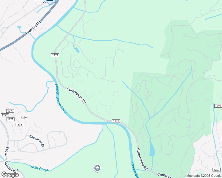 map of restaurants, bars, coffee shops, grocery stores, and more near 2109 Deep Woods Drive in Hendersonville