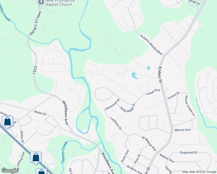 map of restaurants, bars, coffee shops, grocery stores, and more near 172 Brookstone Drive in Mount Holly
