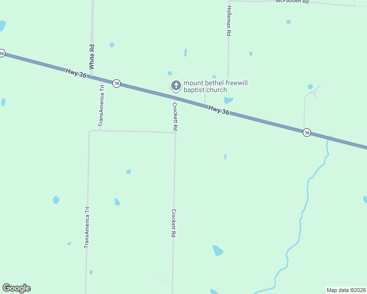 map of restaurants, bars, coffee shops, grocery stores, and more near 147 Crockett Road in Rose Bud