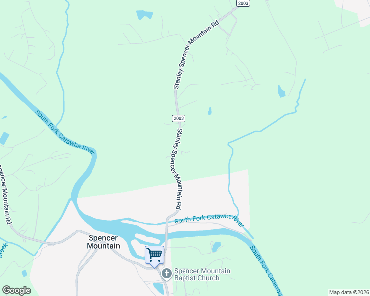 map of restaurants, bars, coffee shops, grocery stores, and more near 302 Stanley Spencer Mountain Road in Gastonia