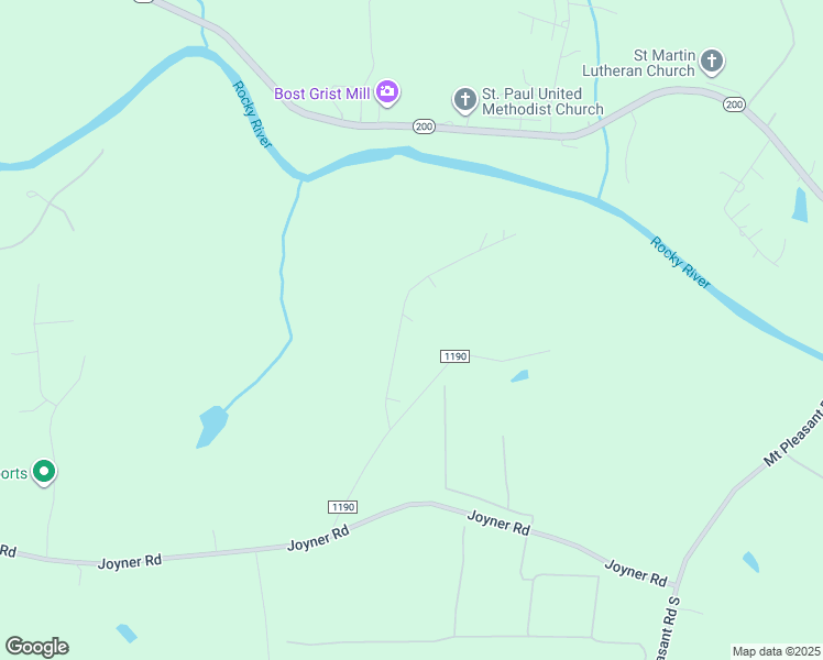 map of restaurants, bars, coffee shops, grocery stores, and more near 7391 Edgefield Road in Concord