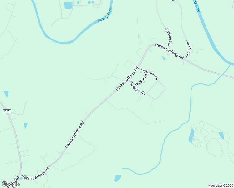 map of restaurants, bars, coffee shops, grocery stores, and more near 2386 Parks Lafferty Road in Concord