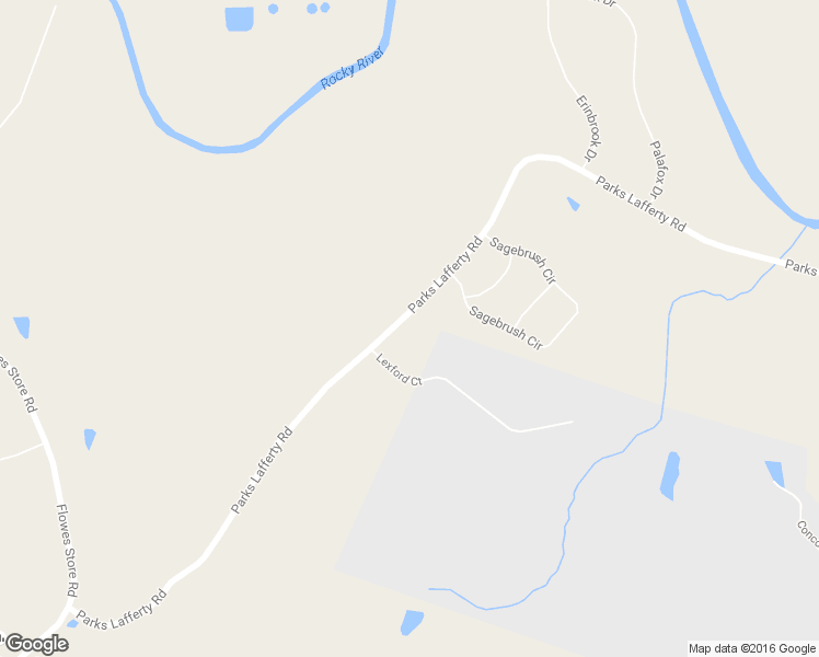 map of restaurants, bars, coffee shops, grocery stores, and more near 2386 Parks Lafferty Road in Concord