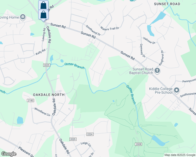 map of restaurants, bars, coffee shops, grocery stores, and more near in Charlotte