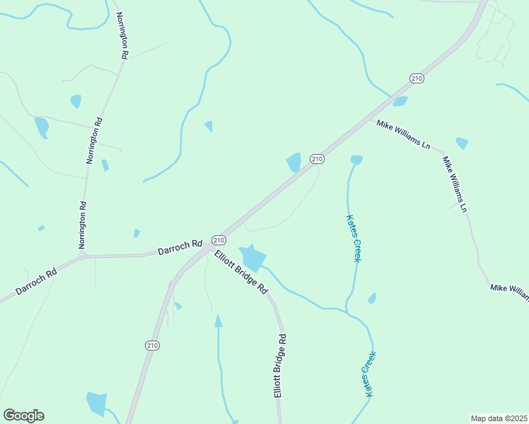 map of restaurants, bars, coffee shops, grocery stores, and more near 6873 North Carolina 210 in Bunnlevel