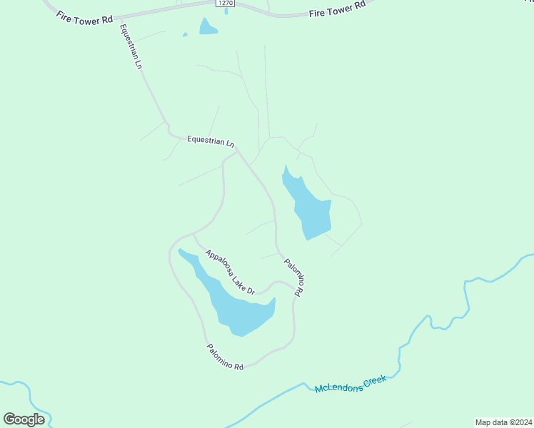 map of restaurants, bars, coffee shops, grocery stores, and more near 106 Palomino Road in Carthage