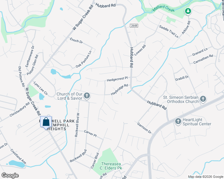 map of restaurants, bars, coffee shops, grocery stores, and more near 3510 Thornbrook Place in Charlotte