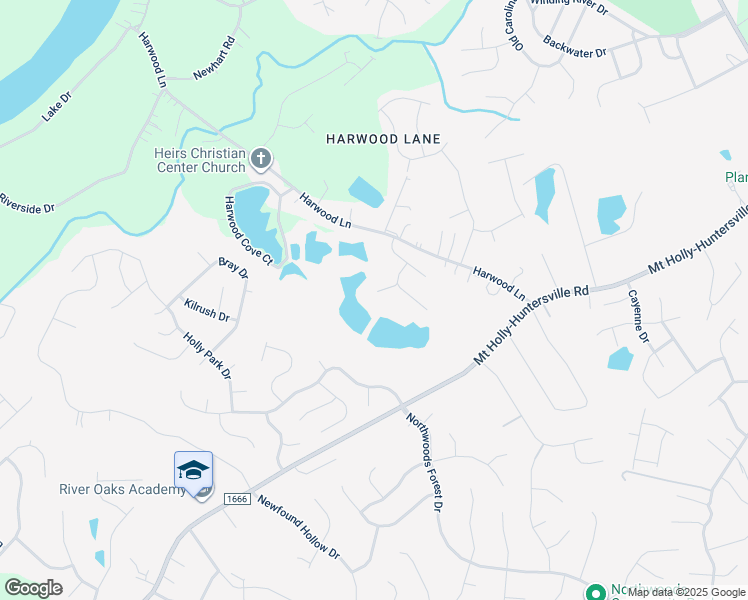 map of restaurants, bars, coffee shops, grocery stores, and more near 2528 Austyn Joey Drive in Charlotte