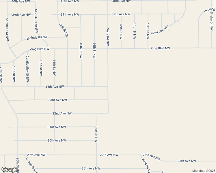 map of restaurants, bars, coffee shops, grocery stores, and more near 34th Avenue Northwest in Rio Rancho