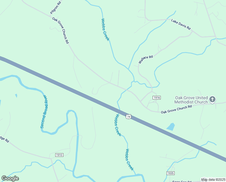 map of restaurants, bars, coffee shops, grocery stores, and more near 117 Manis Drive in Ellenboro
