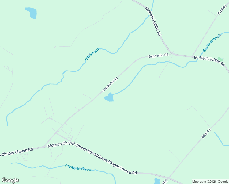 map of restaurants, bars, coffee shops, grocery stores, and more near 576 Sanderfer Road in Bunnlevel