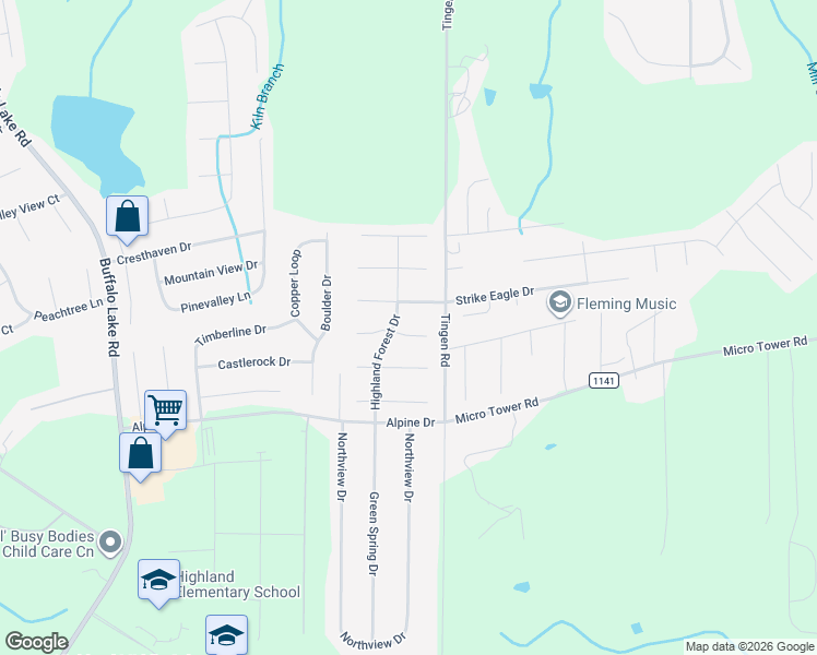 map of restaurants, bars, coffee shops, grocery stores, and more near 77 Lansing Court East in Sanford