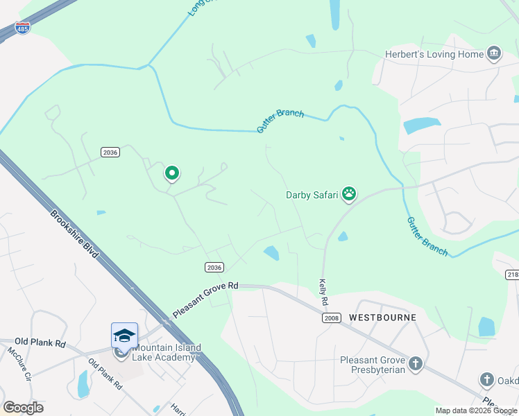 map of restaurants, bars, coffee shops, grocery stores, and more near 9466 Hutchinson Lane in Charlotte