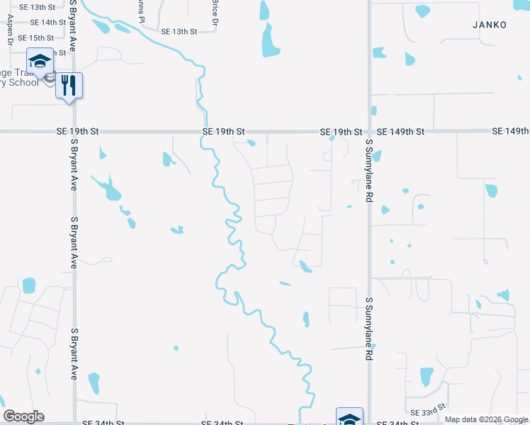 map of restaurants, bars, coffee shops, grocery stores, and more near 2709 Creek Side Circle in Moore
