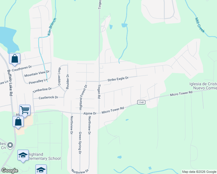 map of restaurants, bars, coffee shops, grocery stores, and more near 59 Claymore Court in Broadway