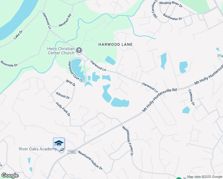 map of restaurants, bars, coffee shops, grocery stores, and more near 2528 Austyn Joey Drive in Charlotte