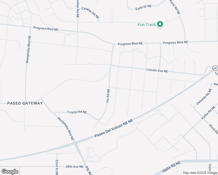 map of restaurants, bars, coffee shops, grocery stores, and more near Mojave Road Northeast in Rio Rancho