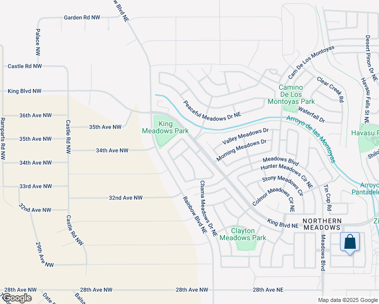 map of restaurants, bars, coffee shops, grocery stores, and more near 3513 Morgan Meadows in Rio Rancho