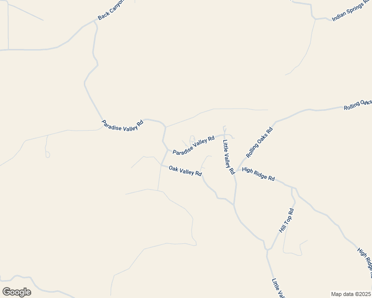 map of restaurants, bars, coffee shops, grocery stores, and more near 13647 Paradise Valley Road in Kern County