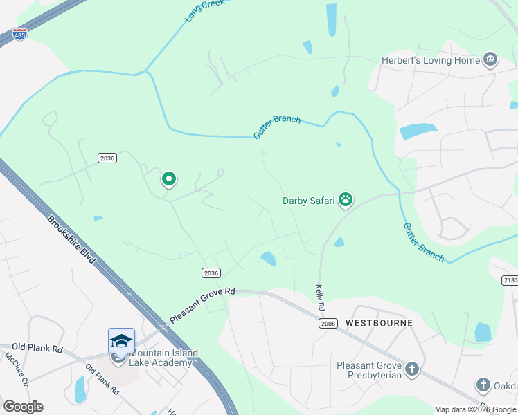 map of restaurants, bars, coffee shops, grocery stores, and more near 9466 Hutchinson Lane in Charlotte