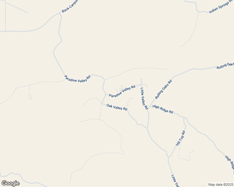 map of restaurants, bars, coffee shops, grocery stores, and more near 13647 Paradise Valley Road in Kern County