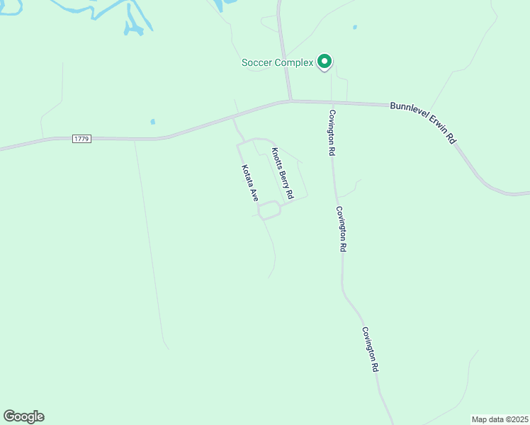 map of restaurants, bars, coffee shops, grocery stores, and more near 14 Smoothstem Avenue in Bunnlevel