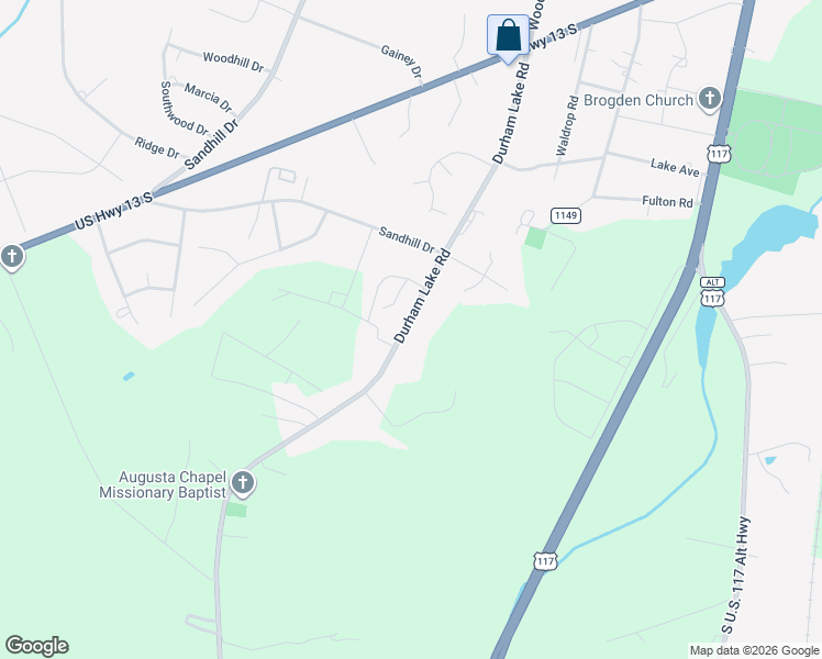 map of restaurants, bars, coffee shops, grocery stores, and more near 371 Durham Lake Road in Wayne County