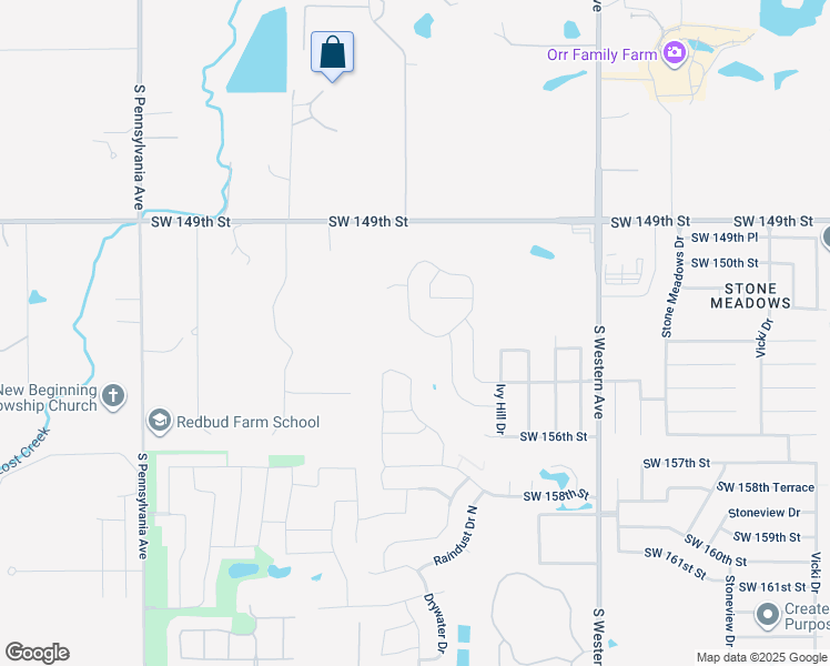 map of restaurants, bars, coffee shops, grocery stores, and more near 15229 Stillwind Drive in Oklahoma City