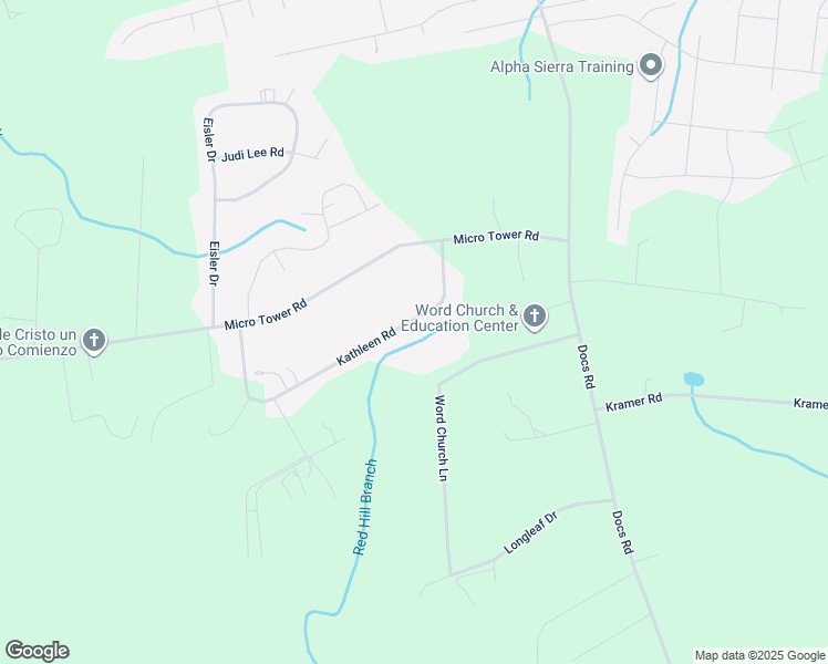 map of restaurants, bars, coffee shops, grocery stores, and more near 211 Kathleen Road in Lillington