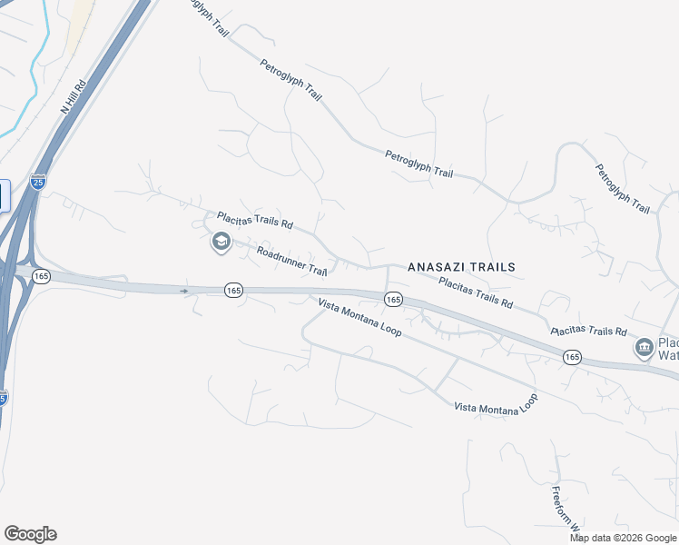 map of restaurants, bars, coffee shops, grocery stores, and more near 100 Placitas Trails Road in Placitas