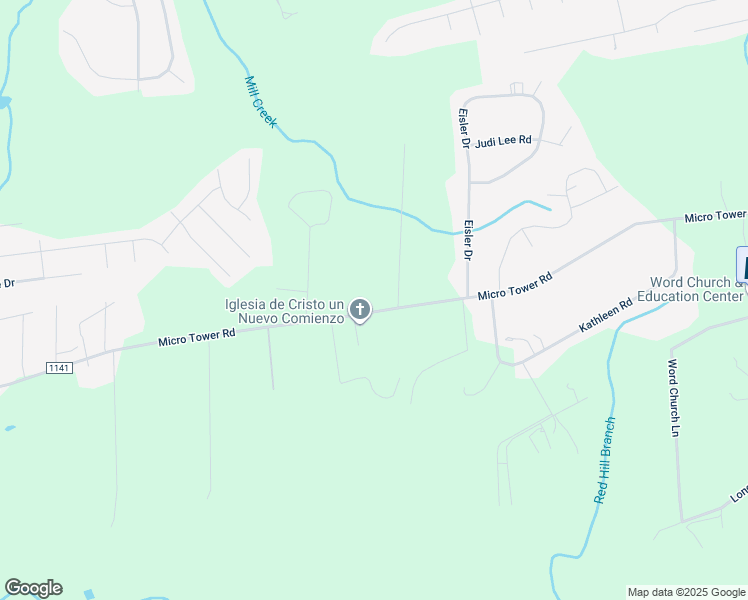 map of restaurants, bars, coffee shops, grocery stores, and more near 1040 Micro Tower Road in Lillington
