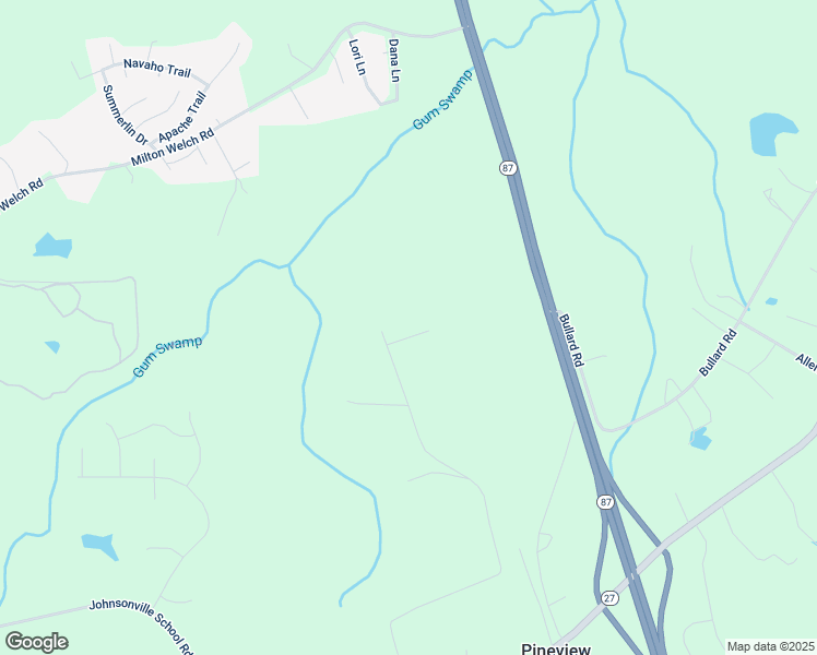 map of restaurants, bars, coffee shops, grocery stores, and more near 1070 Whiffen Road in Cameron