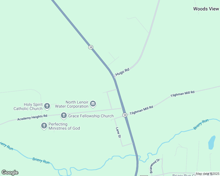 map of restaurants, bars, coffee shops, grocery stores, and more near 2101 Joe Temple Road in Kinston