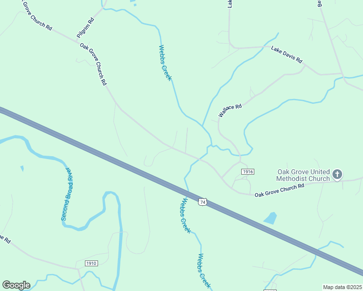 map of restaurants, bars, coffee shops, grocery stores, and more near 117 Manis Drive in Ellenboro