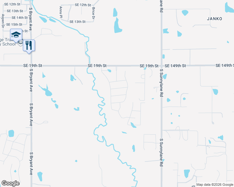 map of restaurants, bars, coffee shops, grocery stores, and more near 2709 Creek Side Circle in Moore