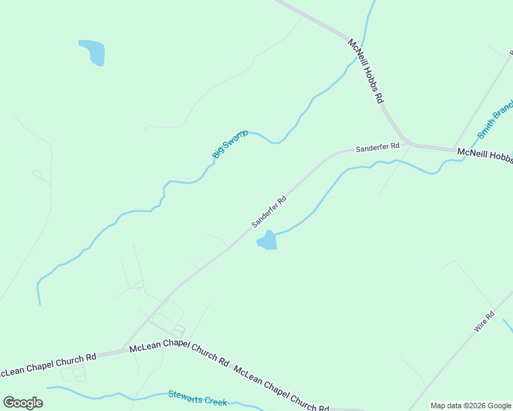 map of restaurants, bars, coffee shops, grocery stores, and more near 576 Sanderfer Road in Bunnlevel