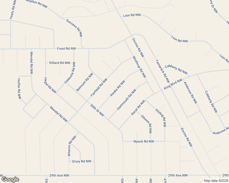 map of restaurants, bars, coffee shops, grocery stores, and more near Keuka Road Northwest in Rio Rancho