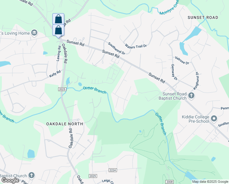 map of restaurants, bars, coffee shops, grocery stores, and more near 3503 Joel Turner Drive in Charlotte