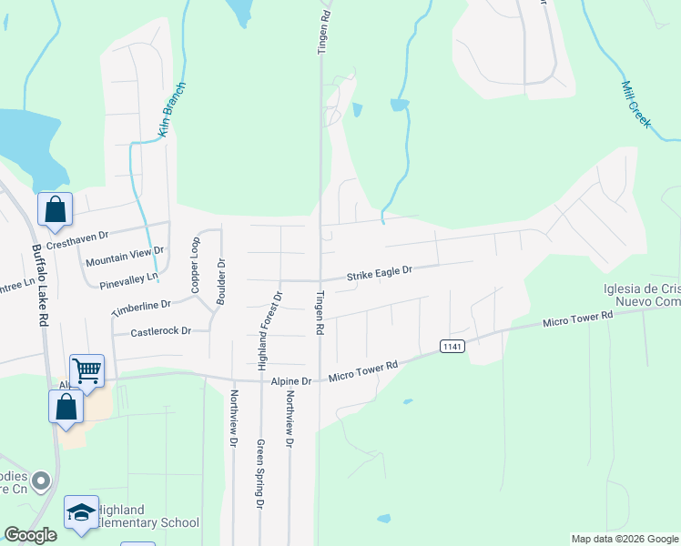 map of restaurants, bars, coffee shops, grocery stores, and more near 59 Claymore Court in Broadway