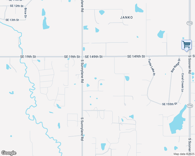 map of restaurants, bars, coffee shops, grocery stores, and more near 15424 Bovee Road in Oklahoma City