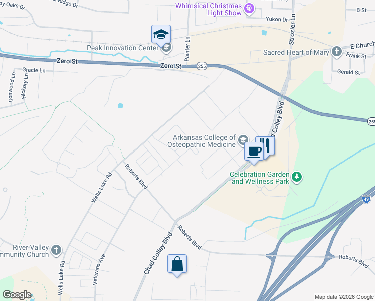 map of restaurants, bars, coffee shops, grocery stores, and more near 6703 MARIBETTE RD in Barling
